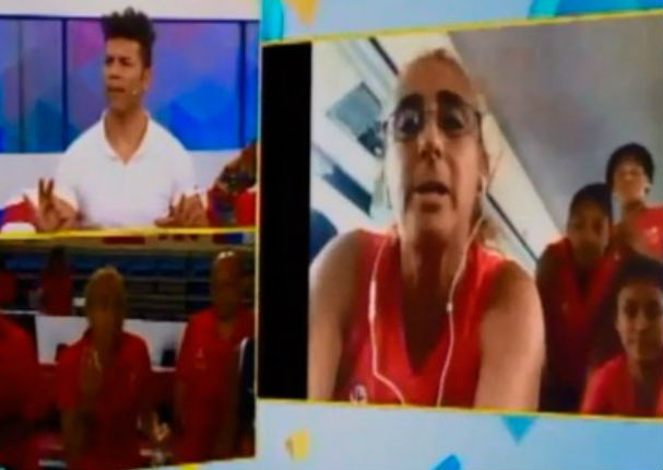 Mira la divertida forma en que Natalia Málaga troleó a 'Tomate' Barraza (VIDEO)