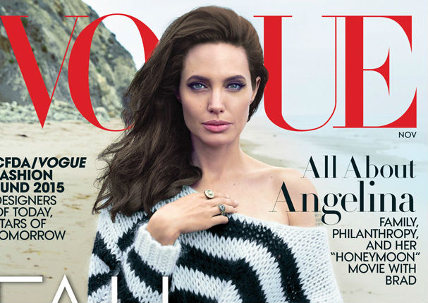 Angelina Jolie, Brad Pitt y sus 6 hijos posaron para conocida revista Angelina Jolie, Brad Pitt y sus 6 hijos posaron para conocida revista