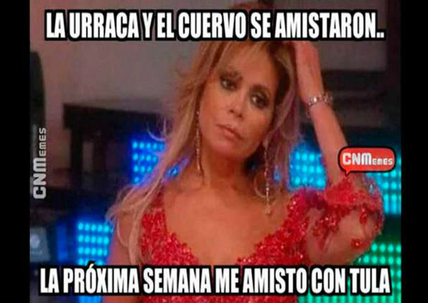 Magaly Medina y 'Peluchín' protagonizan divertidos 'memes' tras reconciliación (FOTOS)