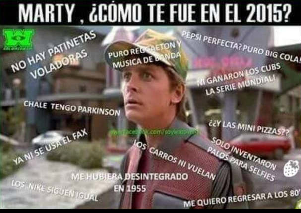 Los mejores 'memes' sobre el día histórico de 'Volver al Futuro' (FOTOS)