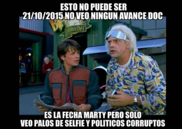 Los mejores 'memes' sobre el día histórico de 'Volver al Futuro' (FOTOS) Los mejores 'memes' sobre el día histórico de 'Volver al Futuro' (FOTOS)