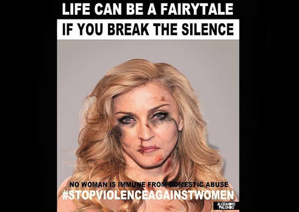 Día de la Eliminación de la Violencia contra la Mujer: Angelina Jolie y Emma Watson aparecen brutalmente golpeadas (FOTOS)