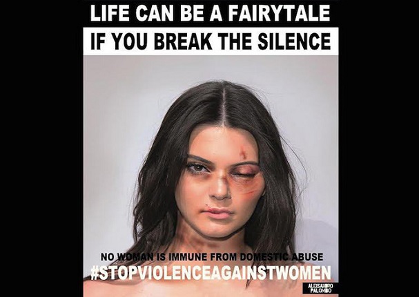 Día de la Eliminación de la Violencia contra la Mujer: Angelina Jolie y Emma Watson aparecen brutalmente golpeadas (FOTOS)