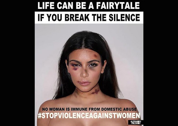 Día de la Eliminación de la Violencia contra la Mujer: Angelina Jolie y Emma Watson aparecen brutalmente golpeadas (FOTOS)