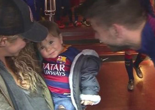 Shakira: Así Milan y Sasha muestran que son los fans de Piqué (VIDEO) Shakira: Así Milan y Sasha muestran que son los fans de Piqué (VIDEO)