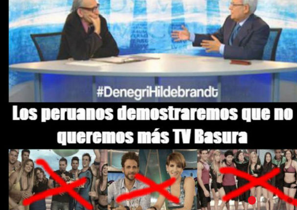 Mira los memes del encuentro de César Hildebrandt y Marco Aurelio Denegri