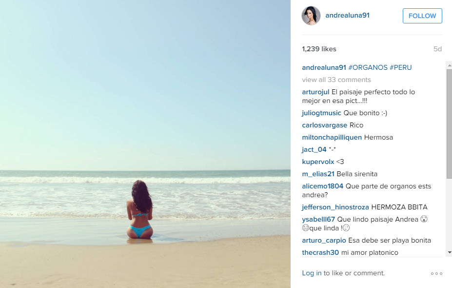 Andrea Luna dejó poco a la imaginación con diminuto bikini Andrea Luna dejó poco a la imaginación con diminuto bikini