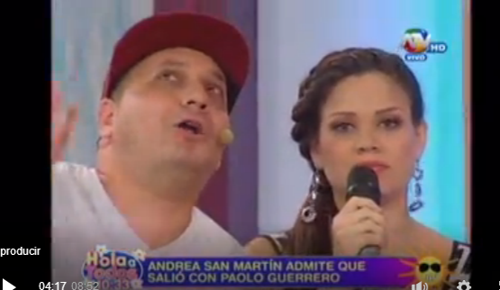 Andrea San Martín revela secreto de Paolo Guerrero