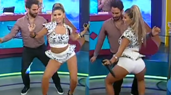 Amor Amor Amor: Yahaira Plasencia movió el totó con Rodrigo González Amor Amor Amor: Yahaira Plasencia movió el totó con Rodrigo González