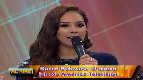 Karen Schwarz: Así fue su debut en Al Aire Karen Schwarz: Así fue su debut en Al Aire