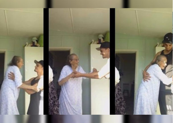 Facebook: Tierno baile de joven y su abuelita se vuelve viral (VIDEO)