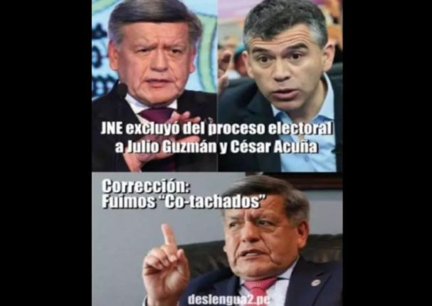 Elecciones 2016: Mira los memes de Julio Guzmán y César Acuña tras quedar fuera Elecciones 2016: Mira los memes de Julio Guzmán y César Acuña tras quedar fuera