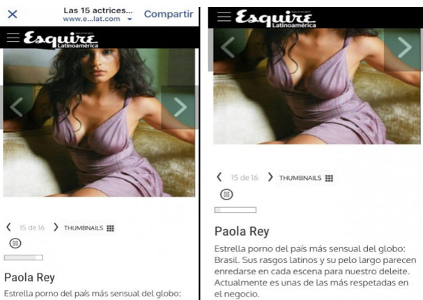 Confunden a actriz de Pasión de Gavilanes con pornstar y... Confunden a actriz de Pasión de Gavilanes con pornstar y...