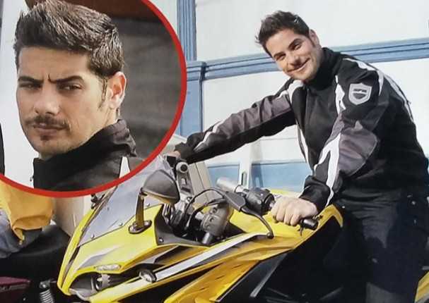 Andrés Wiese luce irreconocible en su nueva faceta como corredor de motos (FOTOS)