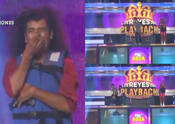 Los Reyes del Playback: Cachay sufrió fuerte accidente en vivo (FOTOS Y VIDEO)