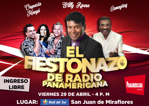 ¡El Fiestonazo de Radio Panamericana llega a Mall del Sur!