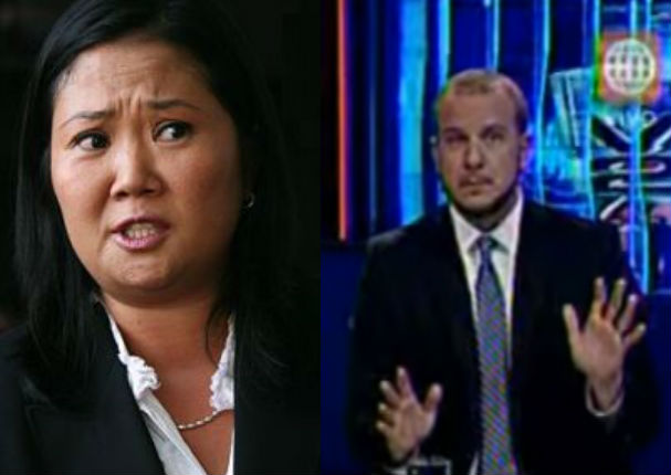 Keiko Fujimori tira el teléfono a periodistas en vivo (VIDEO)