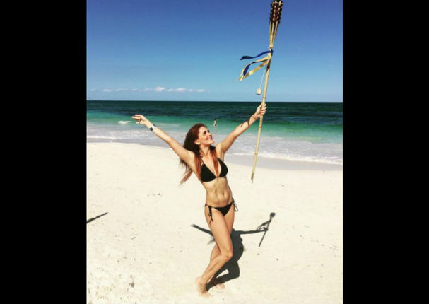 Rebelde: Actriz mexicana enciende Instagram con diminuto bikini