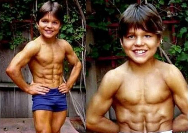 Mira cómo luce ahora el 'pequeño Hércules' a sus 24 años (VIDEO)