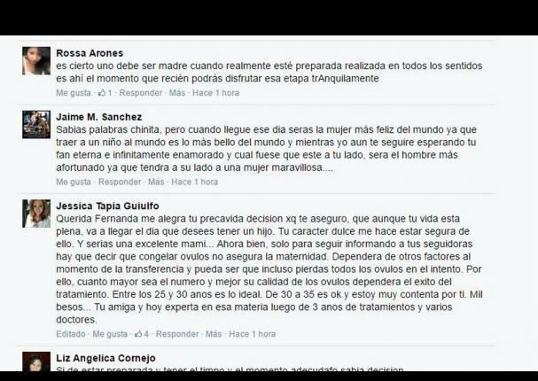 Facebook: Jessica Tapia manda emotivo mensaje a Fernanda Kanno (FOTO)