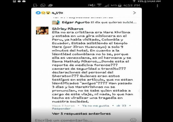 Hotel Sheraton: Esta es la verdadera historia de la joven suicida (FOTO) Hotel Sheraton: Esta es la verdadera historia de la joven suicida (FOTO)