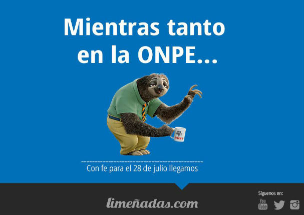 ONPE: Memes sobre la demora de resultados de la segunda vuelta invaden las redes sociales (FOTOS) ONPE: Memes sobre la demora de resultados de la segunda vuelta invaden las redes sociales (FOTOS)