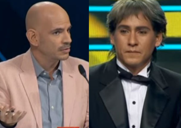 Yo Soy: Ricardo Morán recriminó en vivo a imitador de Cristian Castro