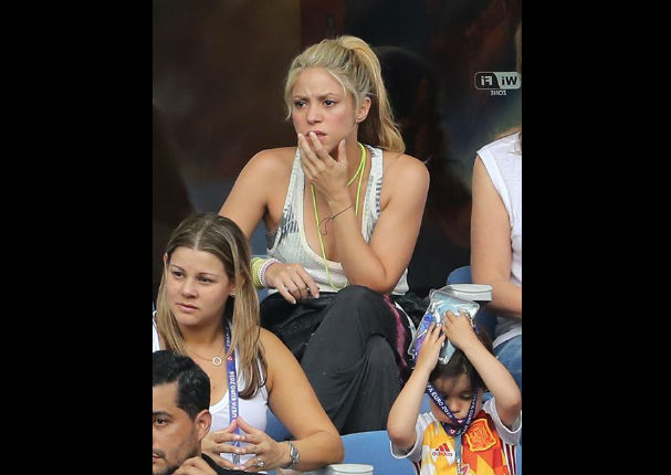 Shakira: Así fue su reacción ante la derrota de España en la Eurocopa