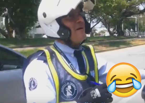 YouTube: Policía pone multas al  ritmo del Grupo Niche - VIDEO