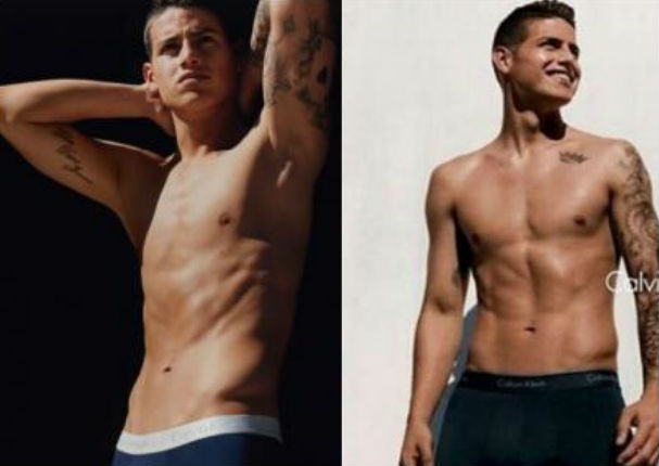 James Rodríguez posó semidesnudo y contó intimidades para Calvin Klein