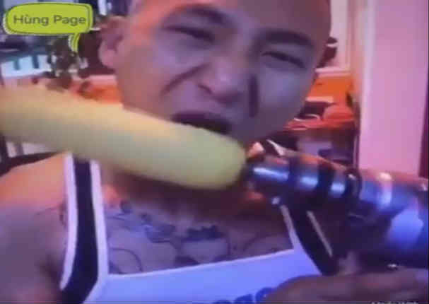 Faceboook: ¡Comió choclo con un taladro y sus dientes quedaron así! - VIDEO
