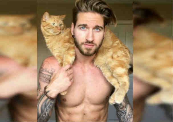 Instagram: Modelo es la sensación en las redes gracias a su felino  - VIDEO