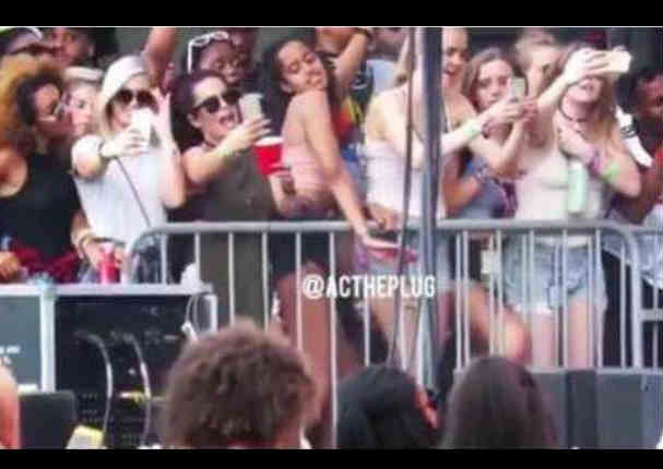 Hija de Obama hizo sexy  twerking en pleno concierto - VIDEO