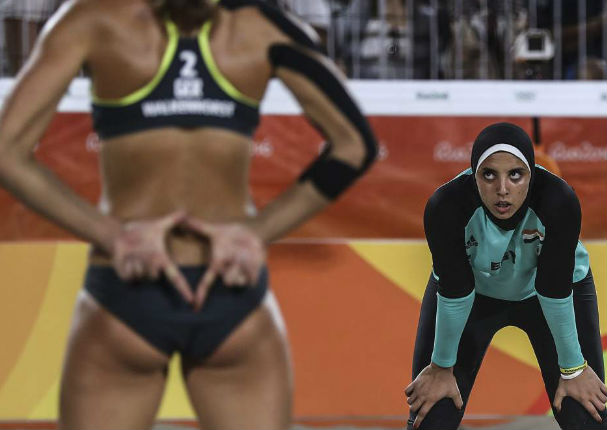 Río 2016: Partido de voley playa entre Egipto y Alemania se convierte en viral