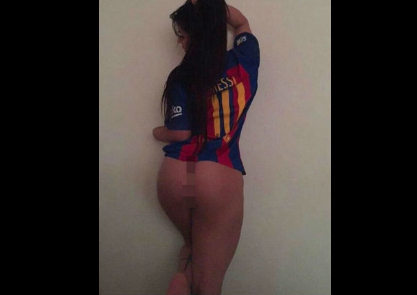 Messi: Miss Bumbum le dedica foto semidesnuda en Instagram