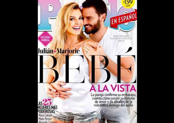 Marjori de Sousa y Julián Gil confirman la llegada de su primer bebé con esta foto