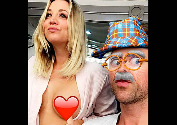 Kaley Cuoco: Actriz estadounidense muestra sus pechos en Snapchat