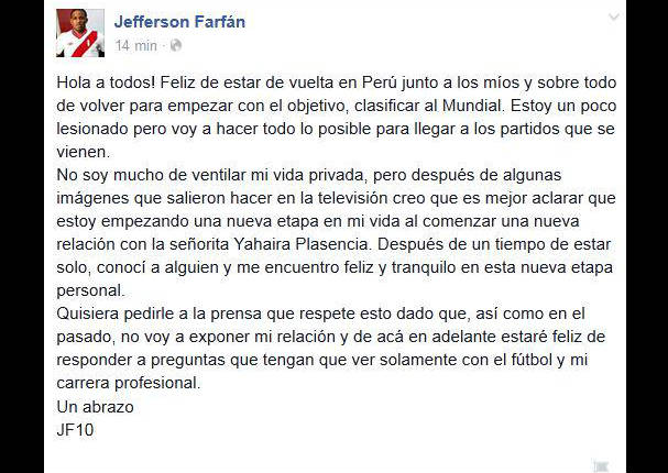 ¿Juntos por siempre? Así ilusionaba Yahaira Plasencia a Jefferson Farfán...