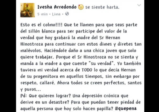 Esta invitada de 'El Valor de la Verdad' hundirá a Yahaira Plasencia
