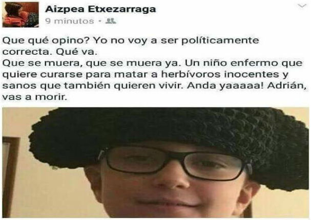 Facebook: Niño con cáncer quiere ser torero y es criticado en Internet