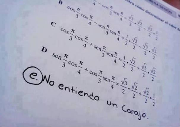 ¿No sabías cómo responder y lo hiciste de esta manera? Te identificarás