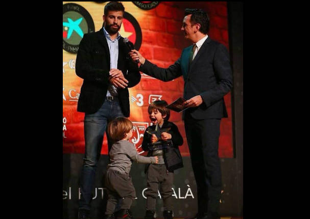 ¡Se lucen! Hijos de Shakira y Piqué fueron la sensación en presentación - VIDEO