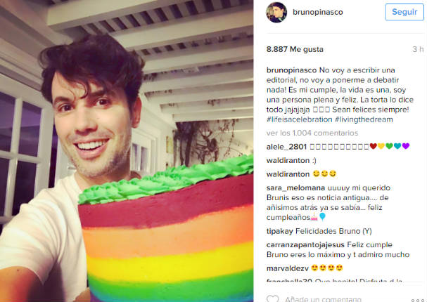 ¡Lo dijo! Bruno Pinasco hizo tremenda revelación sobre su sexualidad
