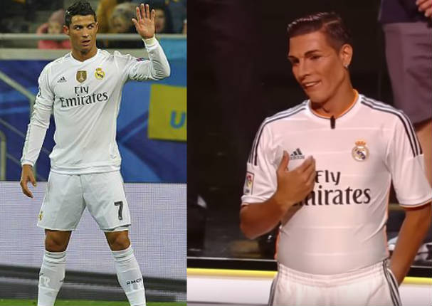 ¡Sorprendió a todos! Comediante argentino imita a Cristiano Ronaldo - VIDEO