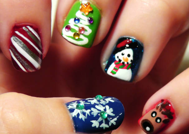 Lleva la Navidad en tus uñas - FOTOS Lleva la Navidad en tus uñas - FOTOS