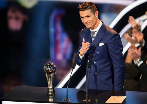 Cristiano Ronaldo ganó el premio 'The Best' de la FIFA - VIDEO