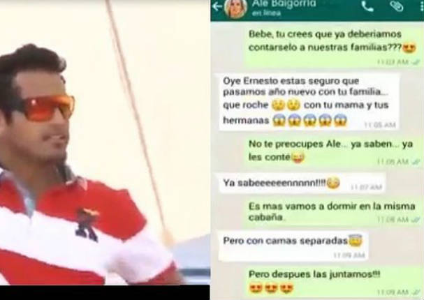 Le roban el celular a Ernesto Jiménez y estas conversaciones revelaron lo peor para Alejandra Baigorria