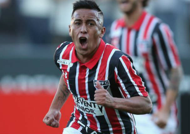 Christian Cueva vestirá número histórico en Sao Paulo