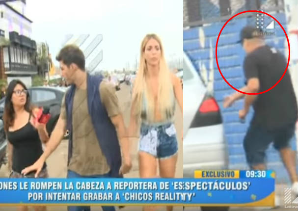 ¿Chicos reality contratan 'matones' para agredir a periodistas? - VIDEO