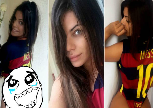 Miss Bum Bum agradece con estas fotos a Messi por su buen juego